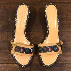 Louis Vuitton Multicolor Mules